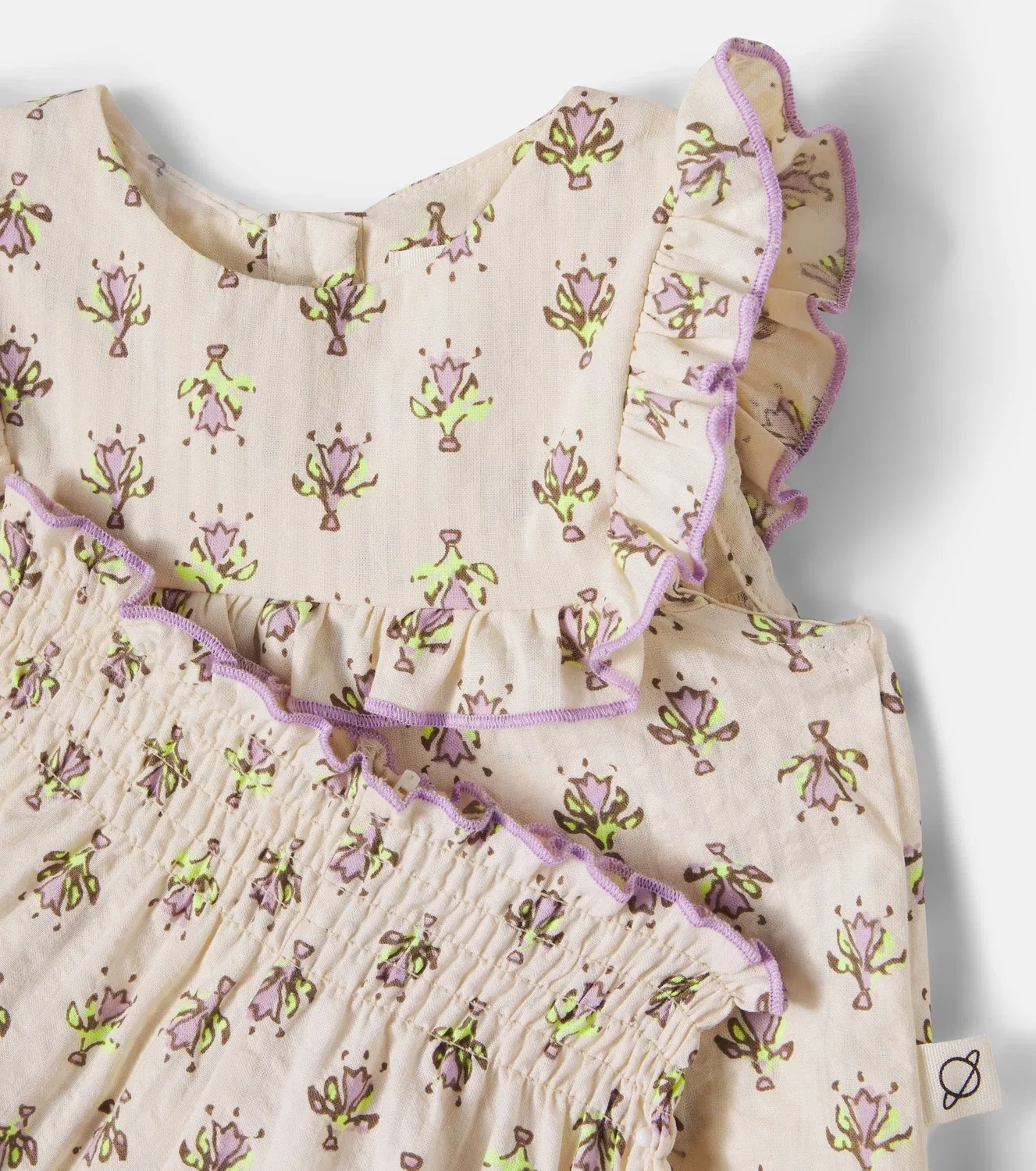 Комплект из топа и штанов с длинным рукавом Baby Ari и Lina Cozmo, белый — фото 3