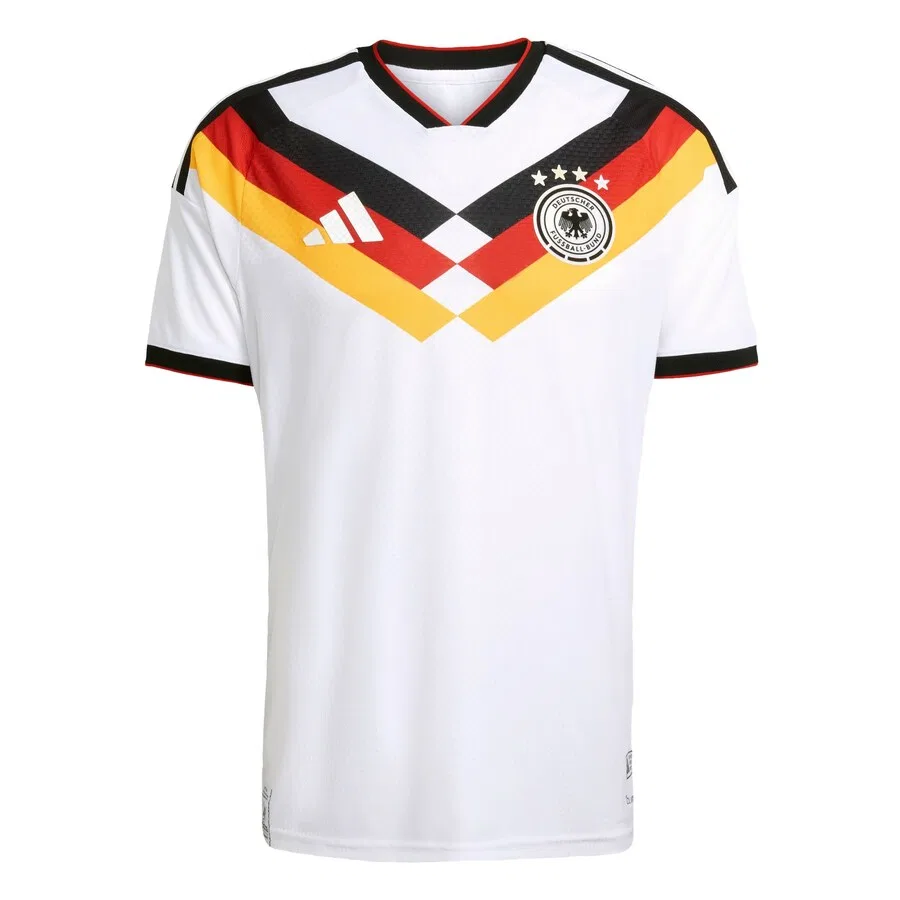 Футболка ADIDAS PERFORMANCE 'Germany 26 Home Authentic' белого цвета
