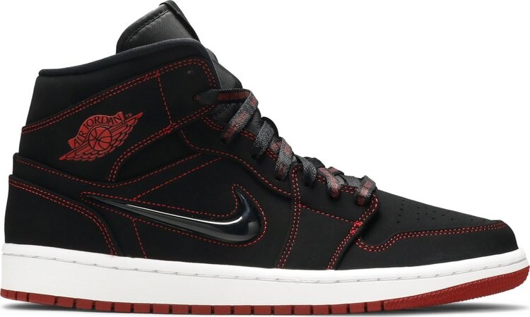 

Кроссовки Air Jordan 1 Mid Come Fly With Me, черный