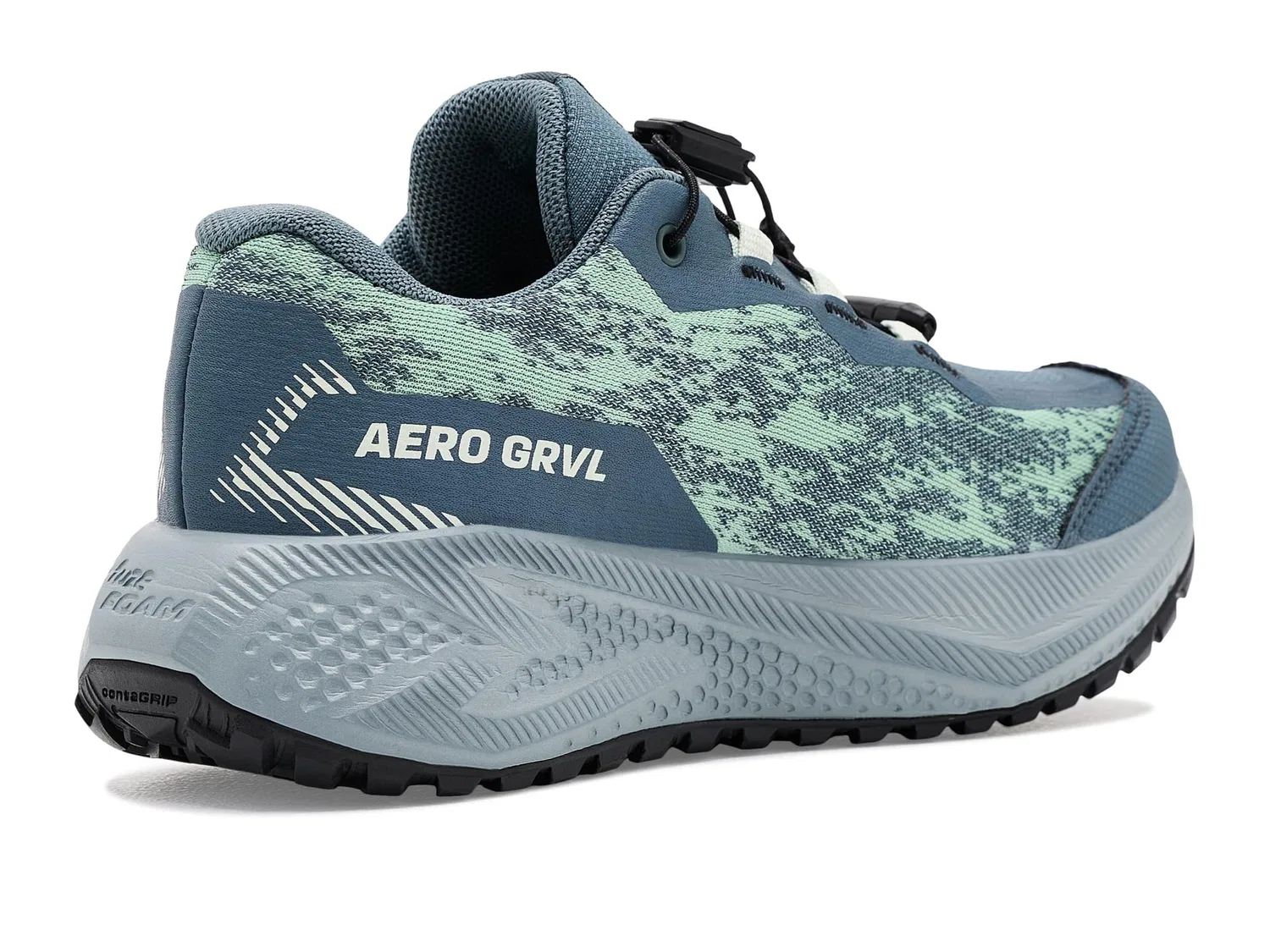 Водонепроницаемые кроссовки Aero GRVL Waterproof (для маленьких и больших детей) Salomon Kids, Stormy Weather/Lichen/Clearly Aqua — фото 4