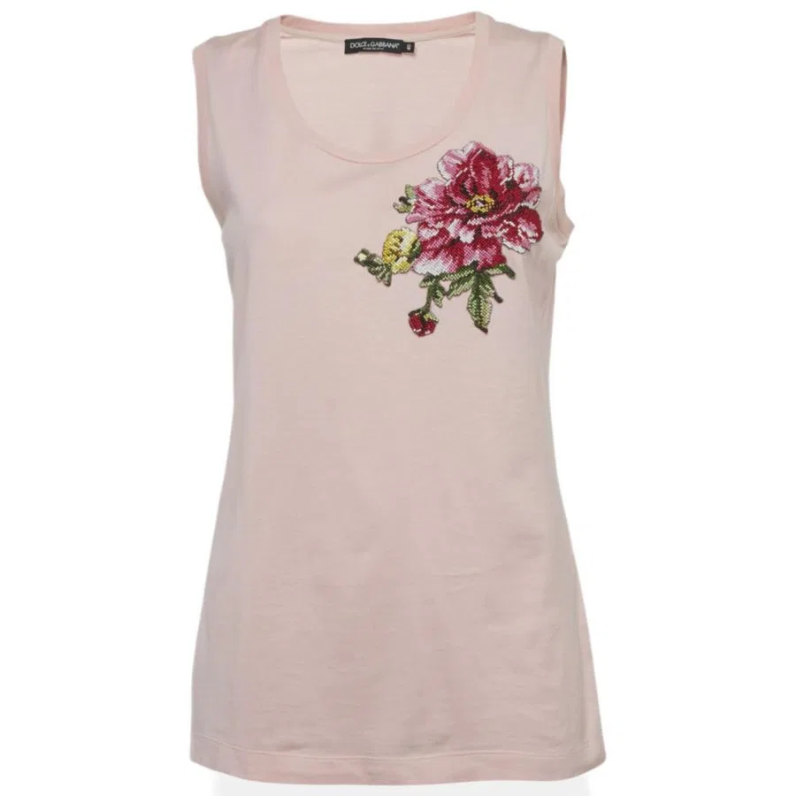 Женский топ без рукавов Dolce & Gabbana, Pink