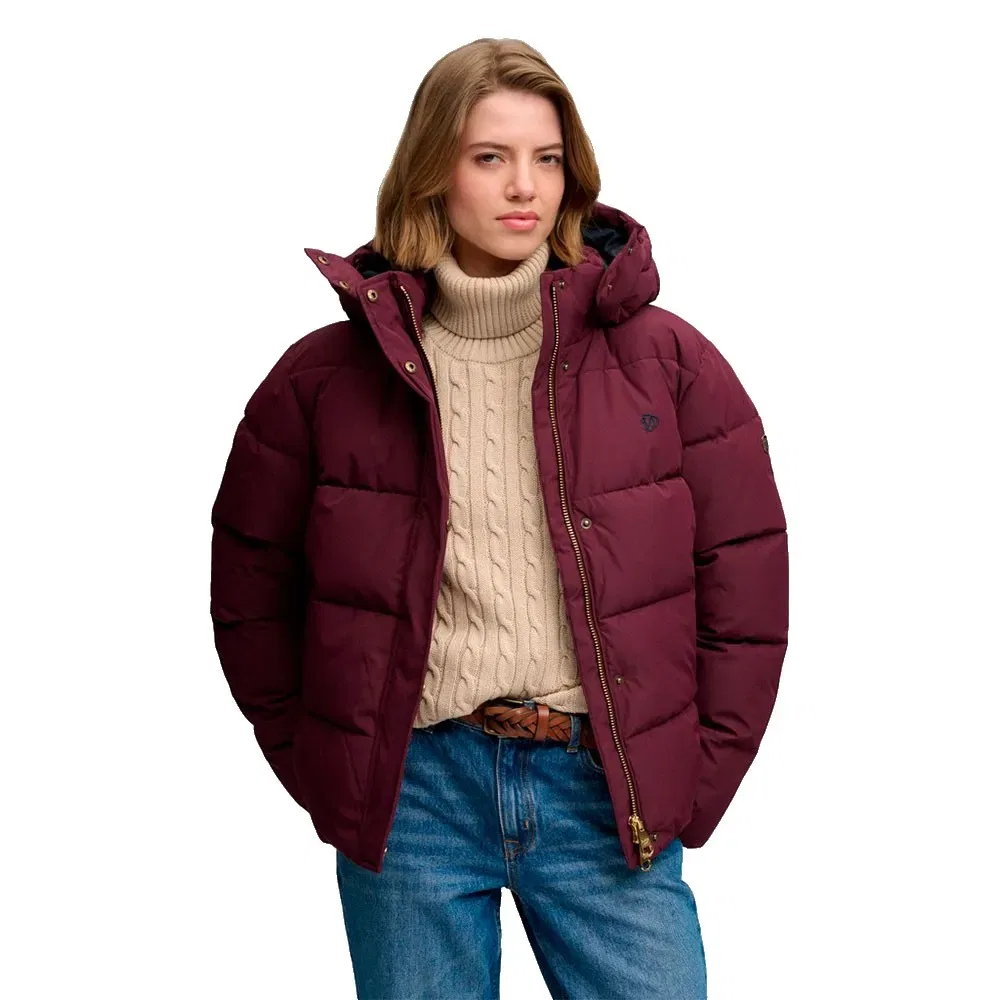 Женское утепленное пальто Premium Puffer Superdry, Red