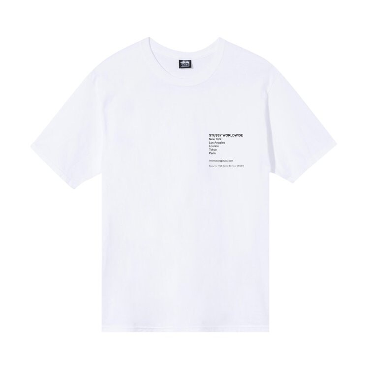 

Футболка Stussy Modern Leaders Tee 'White', белый