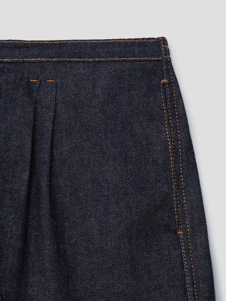 Шорты джинсовые мини JACQUEMUS, Dark Navy — фото 4