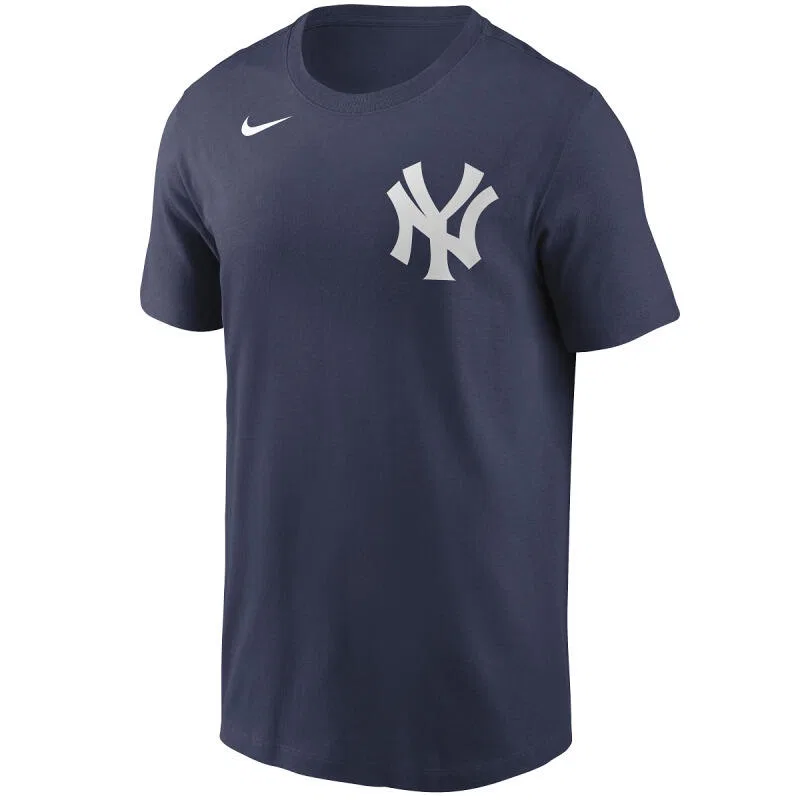 Мужская футболка с принтом New York Yankees Nike, Bunt Navyblau
