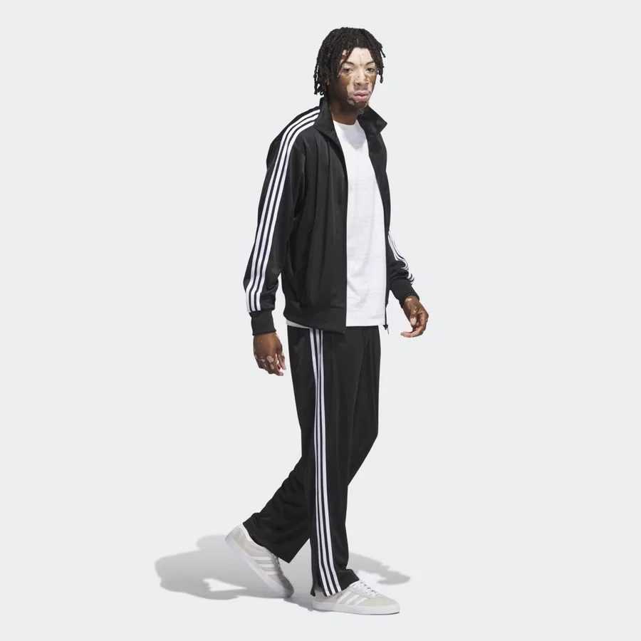 Мужской свитшот с длинным рукавом Adicolor Classics Firebird adidas, Черный — фото 3