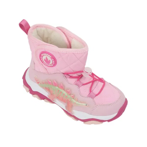 Сапоги снеговые Stego Master Dinosoles, розовый