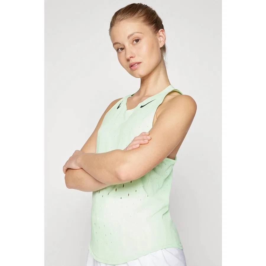 Женский топ-майка Nike Dri-FIT Aeroswift Running Adv Singlet, Сиреневый — фото 3