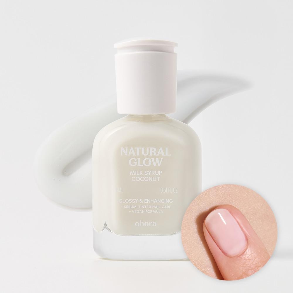 Укрепляющий гель-лак Ohora Natural Glow Glazed Line, Coconut, 15 мл