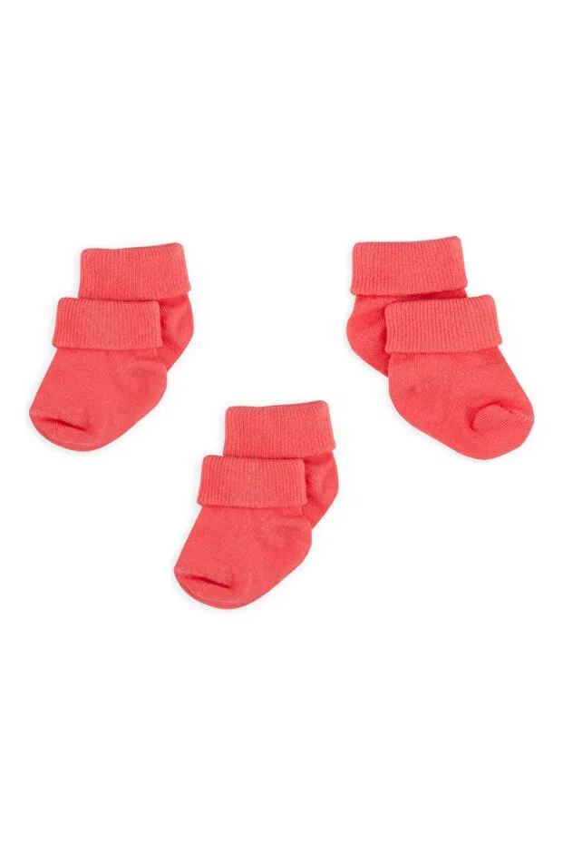 Детские носки для новорожденных хлопковые 3 шт New Year's Eve Glam Novibaby, Candy — фото 3