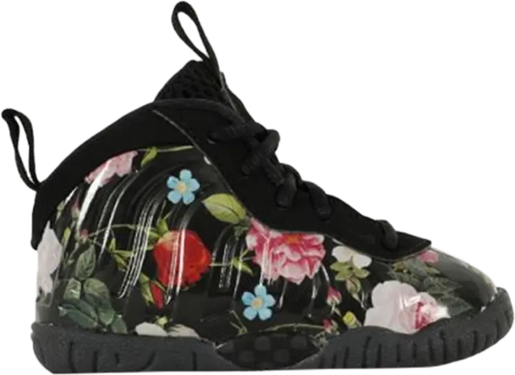 

Кроссовки Nike Little Posite TD 'Floral', черный