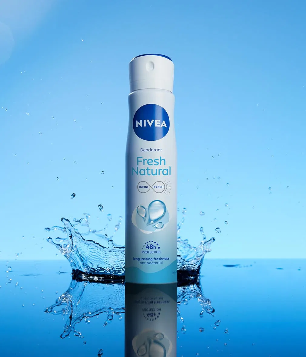 Дезодорант-аэрозоль NIVEA Fresh Natural, 5x250 мл