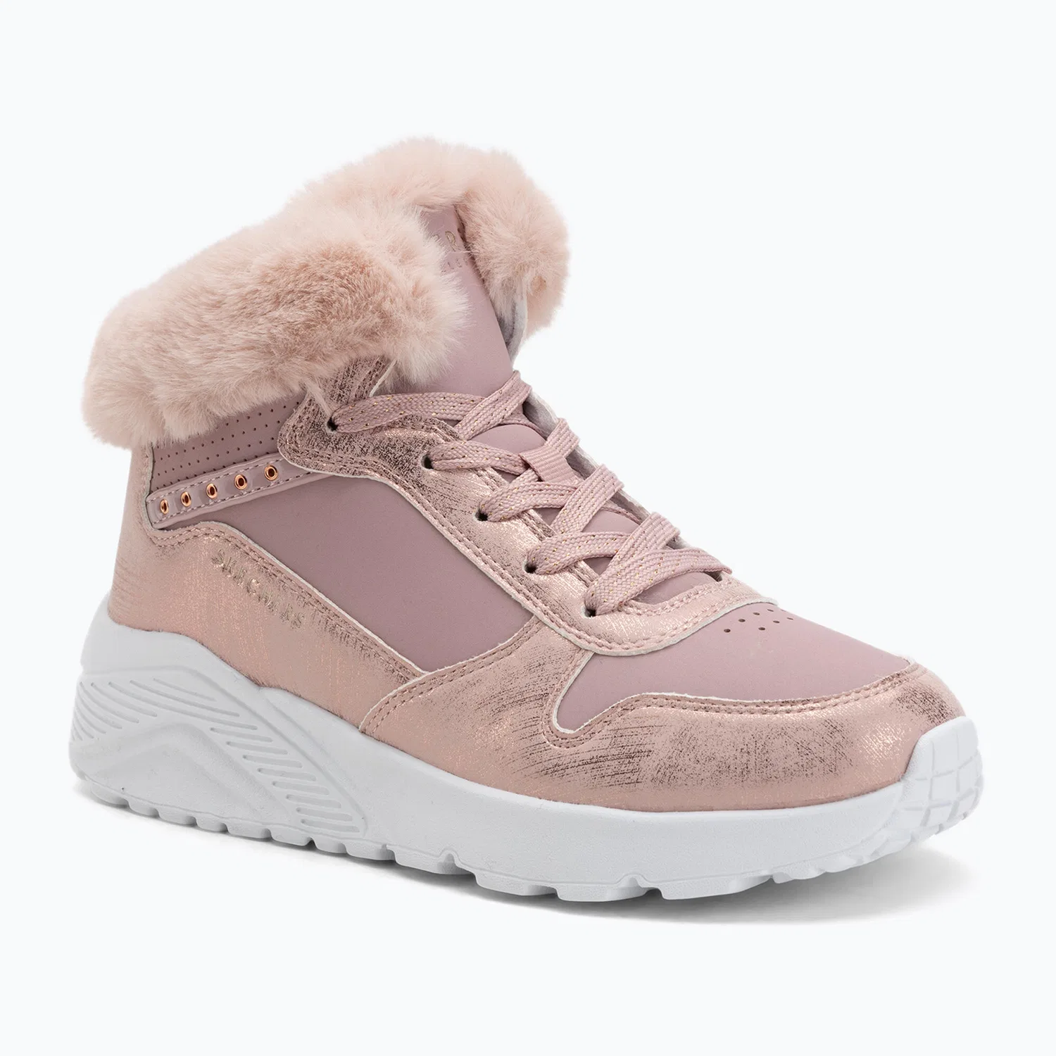 Детские кроссовки с высоким берцем Uno Lite Comfort Collar Skechers, Rosa