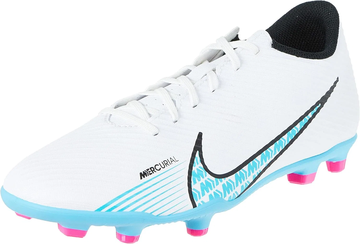 Кроссовки Nike Herren Mercurial Vapor 15 Club Mg, White Baltic Blue Pink Explosion