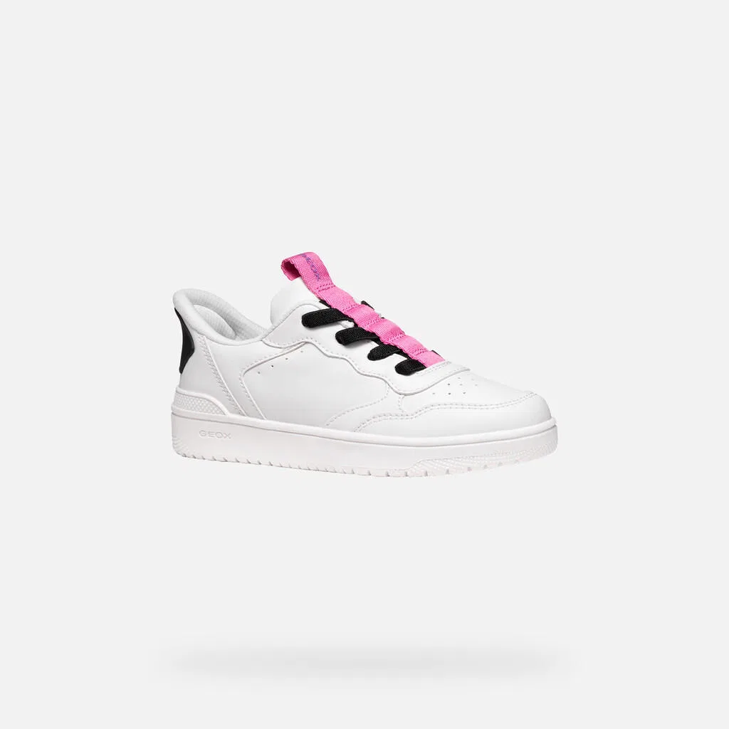 Детские кроссовки Geox J Washiba Fast In Gi, Цвет Weiss Rosa — фото 4
