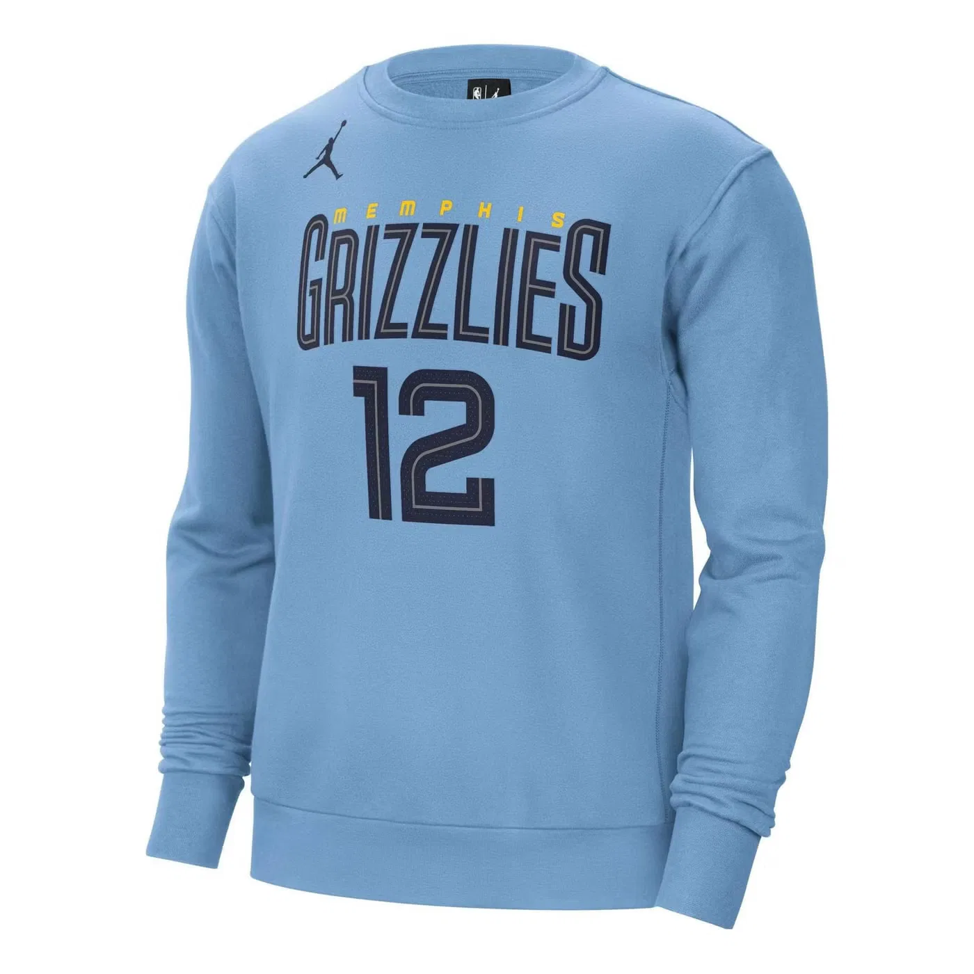 Худи Memphis Grizzlies Courtside Statement Edition Ja Morant 12 Jordan, синий