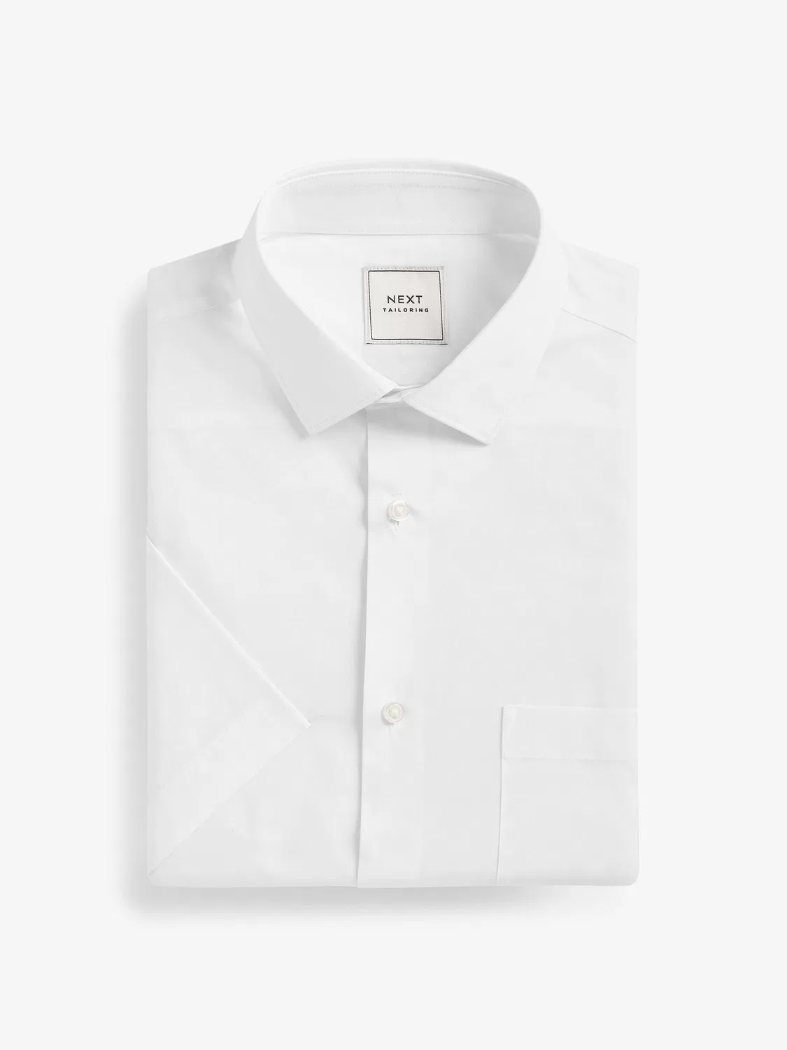 Рубашка с коротким рукавом, slim fit, Easy Care Next, белый