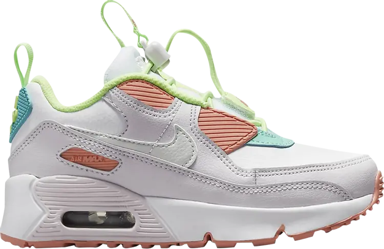 

Кроссовки Nike Air Max 90 Toggle PS 'White Crimson Bliss', белый
