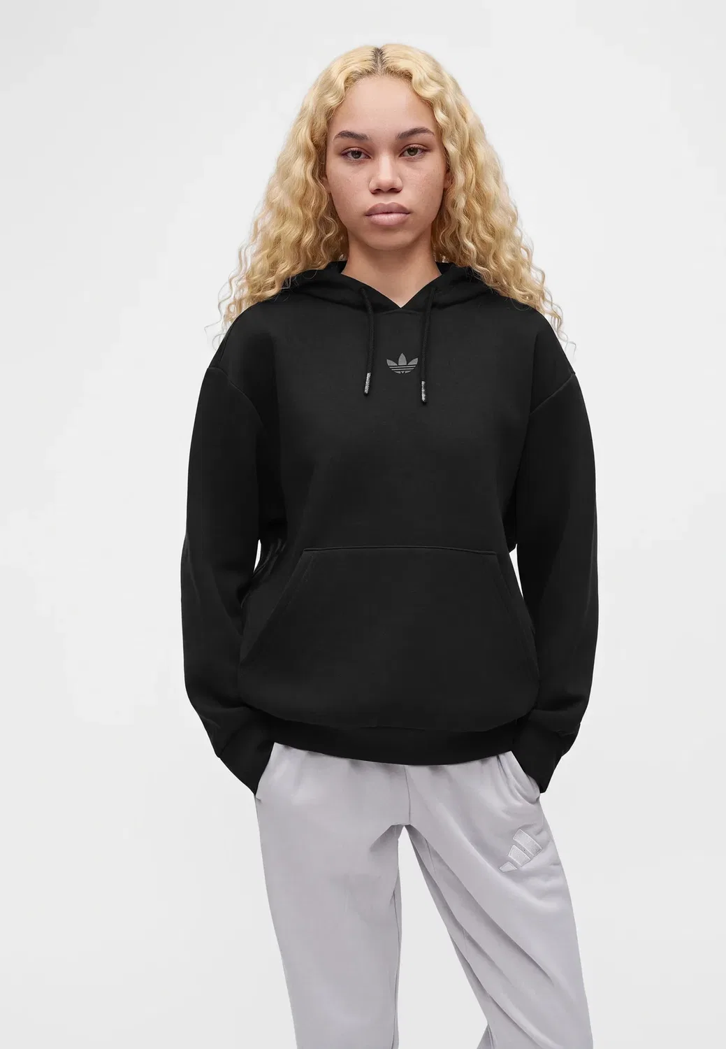 Толстовка Spacer Adidas Originals, Black/Night Grey — фото 4