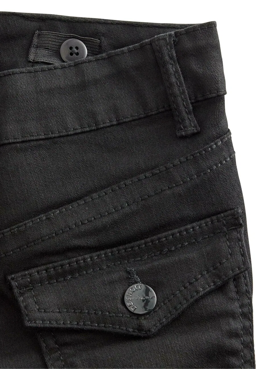 Расклешенные джинсы Lindex 'Freja' из черного денима — фото 3