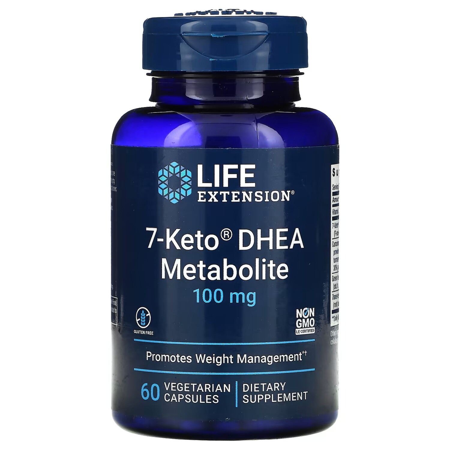 

ДГЭА Метаболит Life Extension 7-Keto, 60 капсул