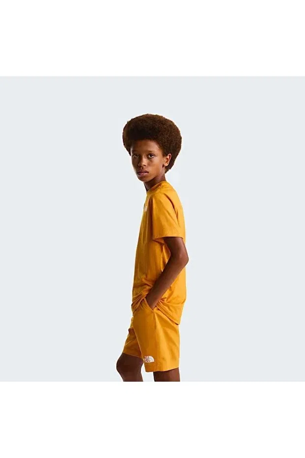 Детская футболка для девочек с принтом Teen pentadome embossed 24/7 ss tee The North Face, Mixed — фото 2
