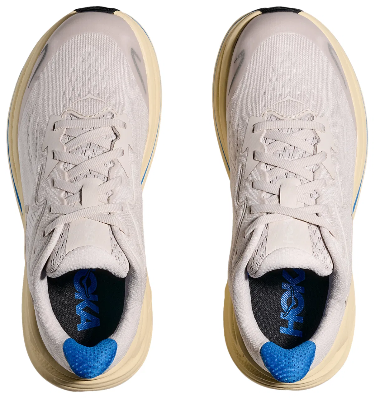 Кроссовки для девочек Clifton 10 HOKA, цвет Blue/Tan — фото 4
