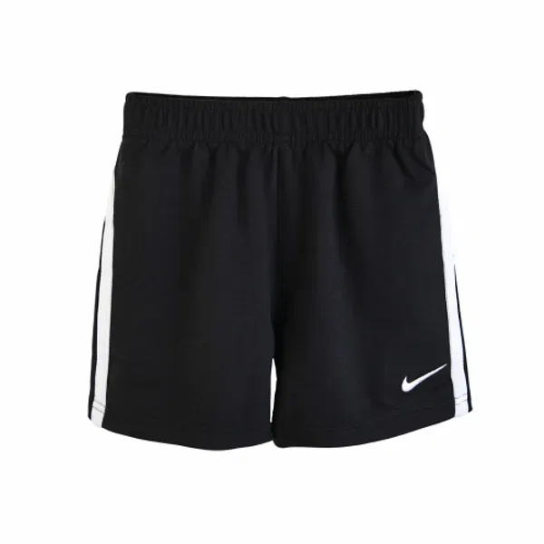 Шорты из французского трикотажа с боковой отделкой, Nike Goal Mode, для малышей, черный