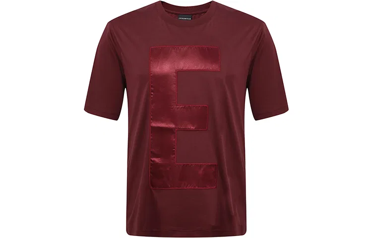 Мужская футболка с круглым вырезом Emporio Armani, Red