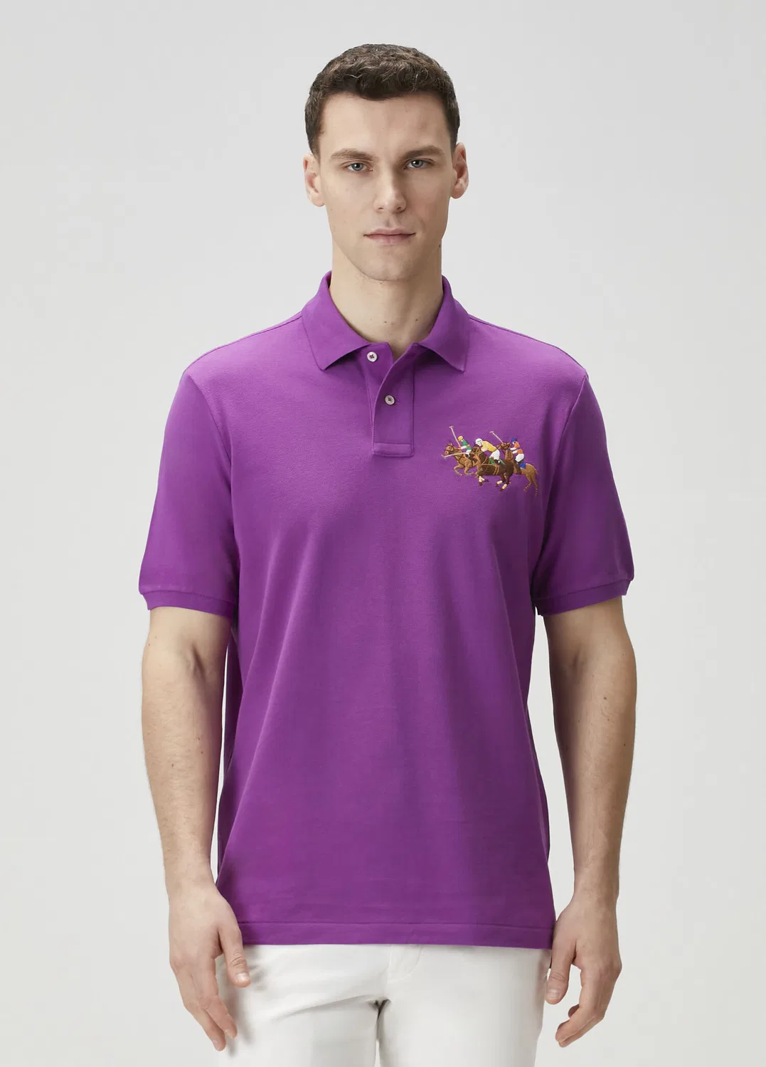 Футболка поло Ralph Lauren, фиолетовая