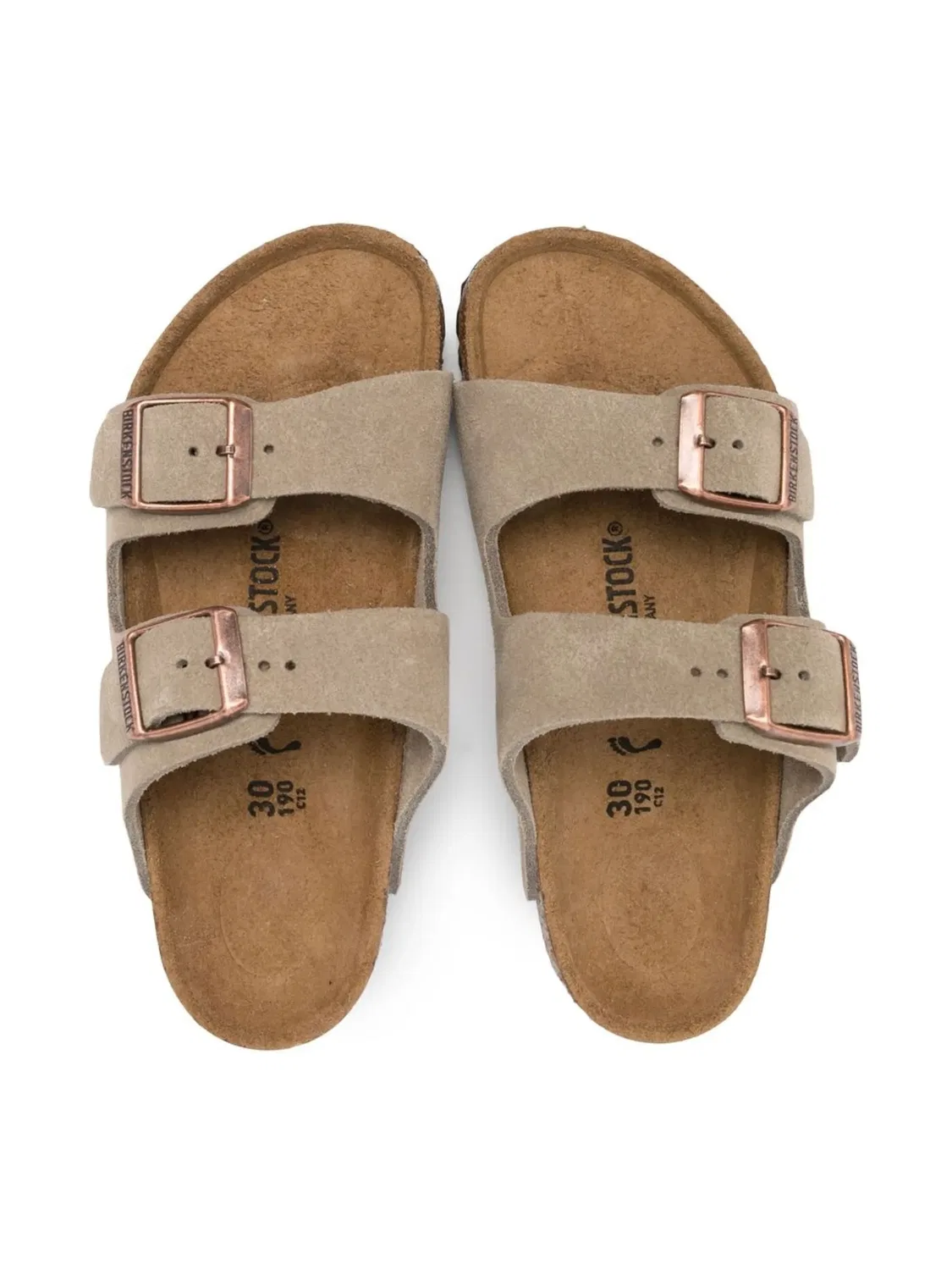 Birkenstock Сандалии Arizona зеленые кожаные — фото 3