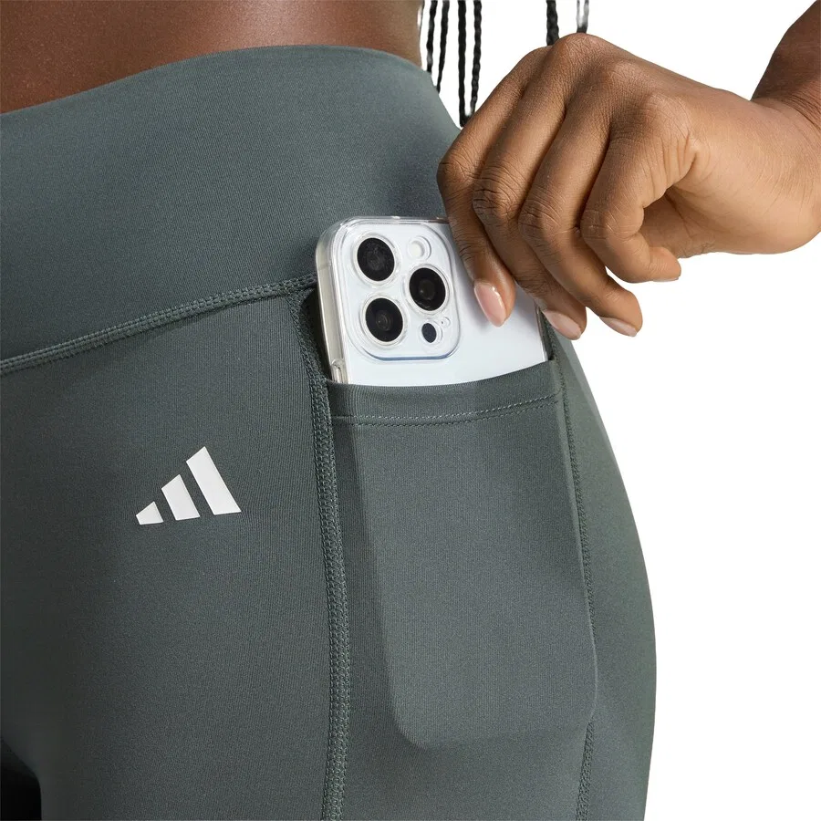 Спортивные брюки-скинни ADIDAS PERFORMANCE 'OPT ESS' в графитовом цвете — фото 3