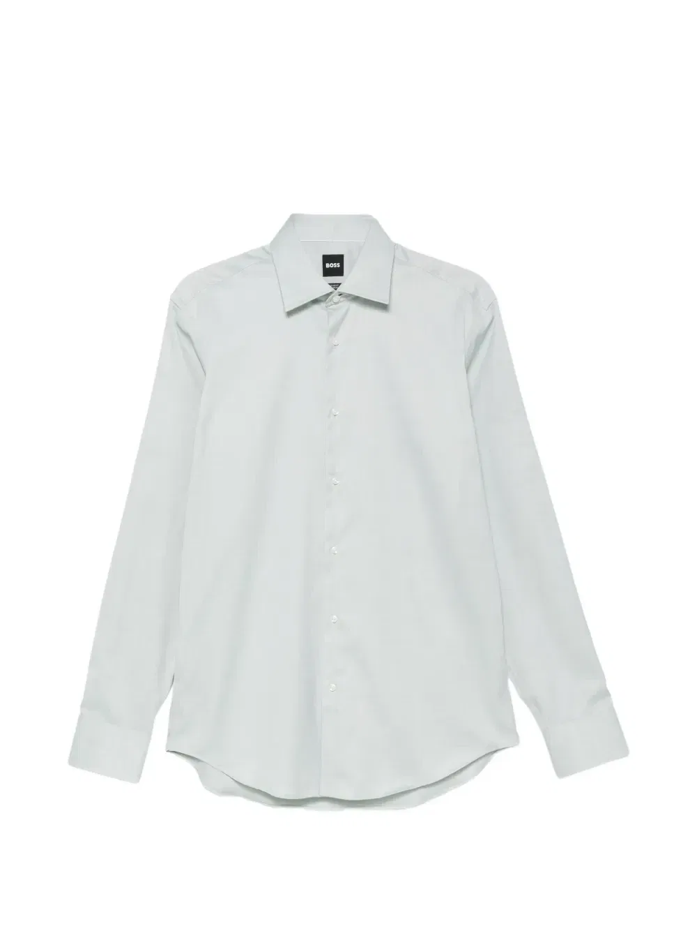 Рубашка с длинным рукавом на пуговицах BOSS, зеленый