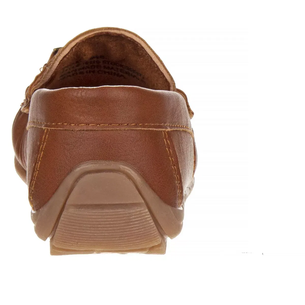 Детские туфли-лоферы для мальчиков с металлическим акцентом Josmo Shoes, Cognac — фото 4