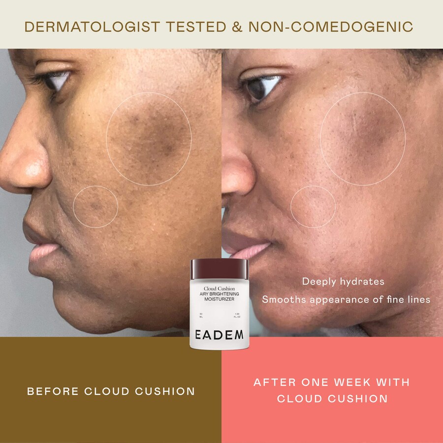 Пилинг Eadem — Cloud Cushion Dewy Plumping Cream - насыщен церамидами и пептидами для эластичной и, 50 мл — фото 4