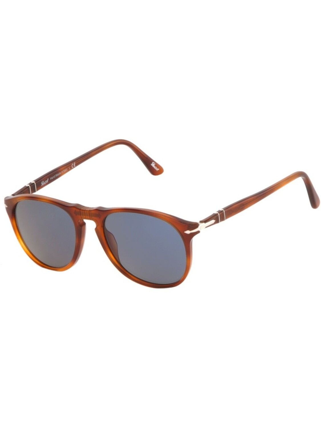 

Persol солнцезащитные очки в круглой оправе, коричневый