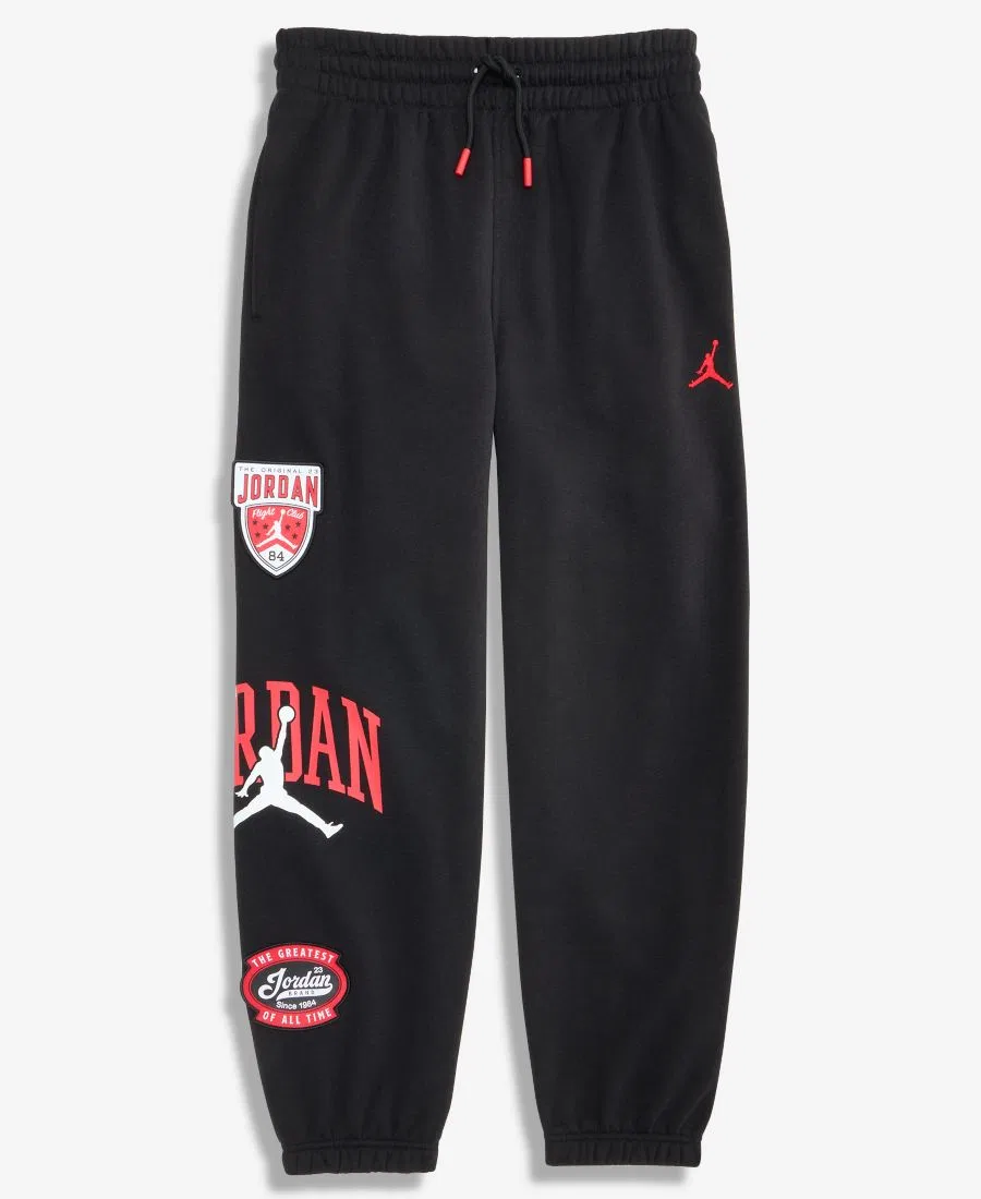 Спортивные брюки из футера с принтом Cruise Control Fleece Pants Jordan, Black — фото 4