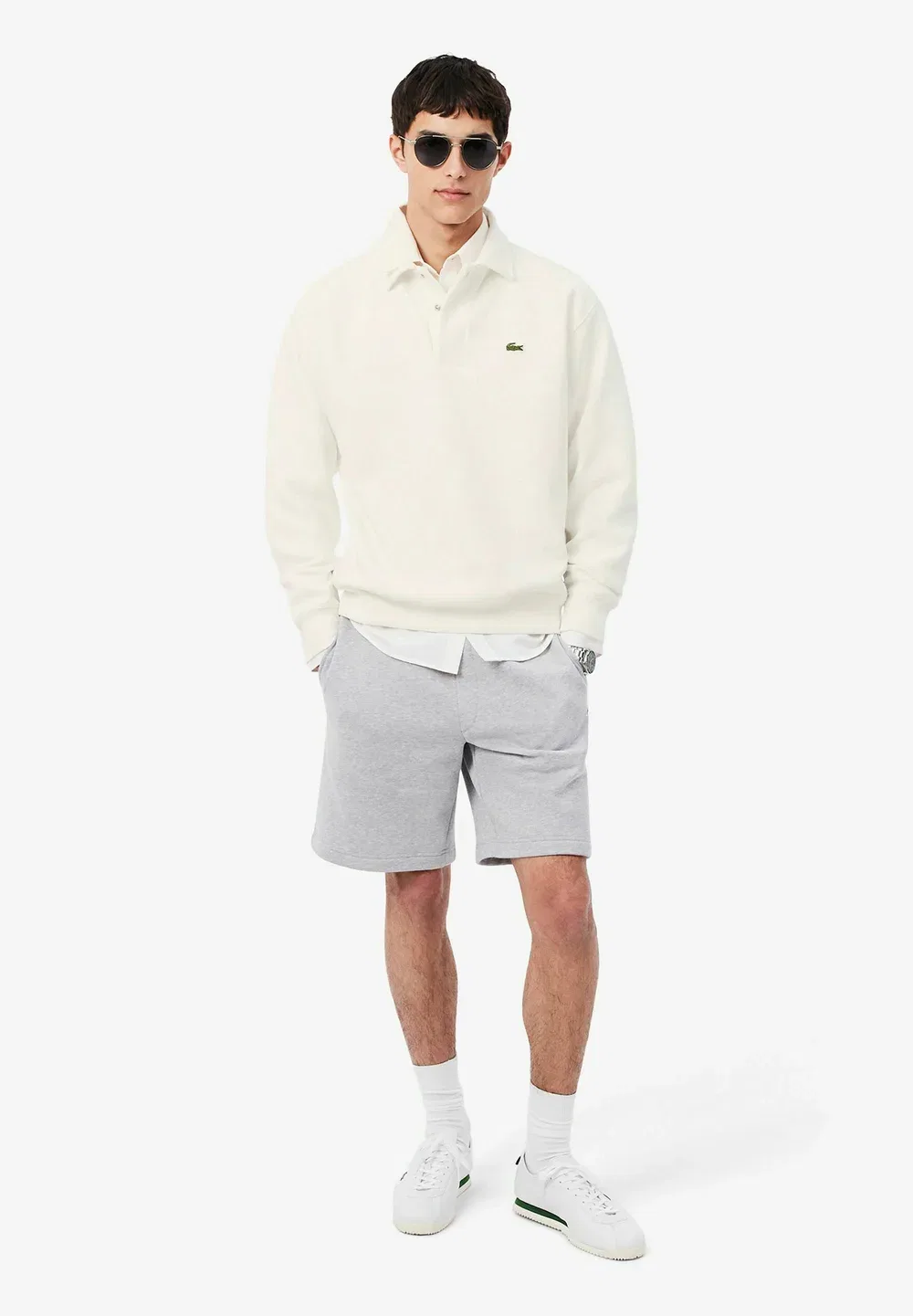 Толстовка Lacoste, Blanc-V — фото 2