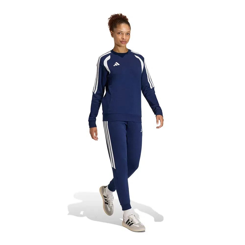Женские спортивные брюки из футера с принтом Tiro 26 League Sweat Adidas, Blue — фото 4
