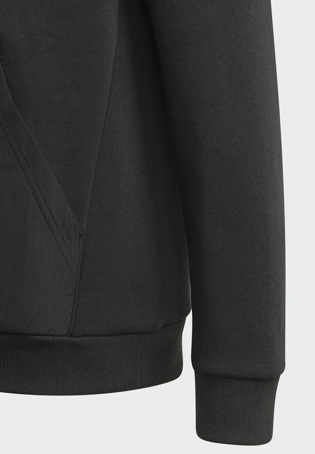Толстовка с капюшоном из флиса с логотипом для занятий спортом Adidas Performance, Black — фото 4