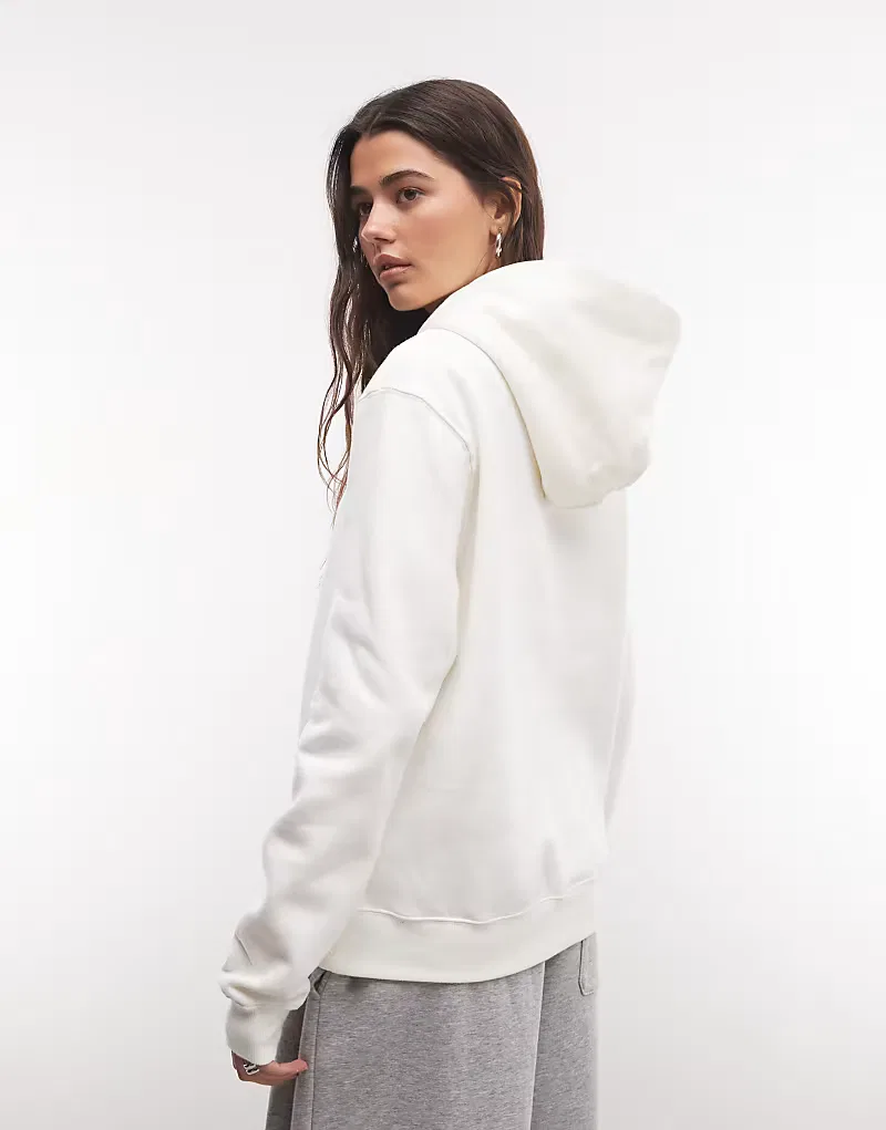 Худи Nike Studio Fleece, кремовый и, черный — фото 4
