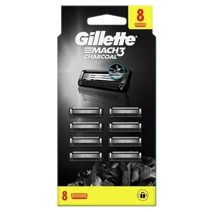 Сменные картриджи для бритвы Gillette Mach3 Charcoal, 5 шт.