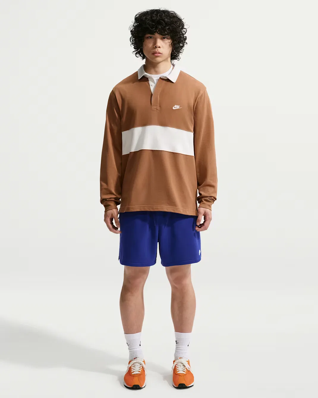 Мужская футболка для регби с длинными рукавами Nike Club, Ale Brown/Phantom/Phantom/Phantom — фото 4