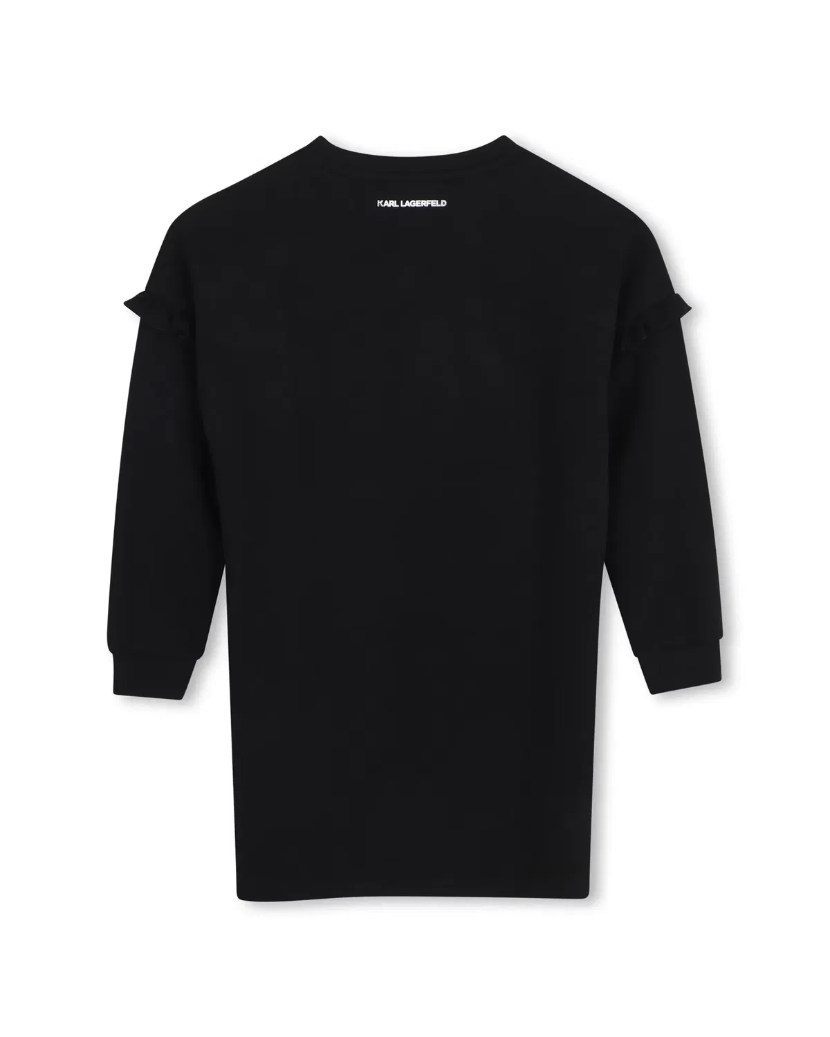 Детское платье для девочек с длинным рукавом Karl Lagerfeld Kids, Negro