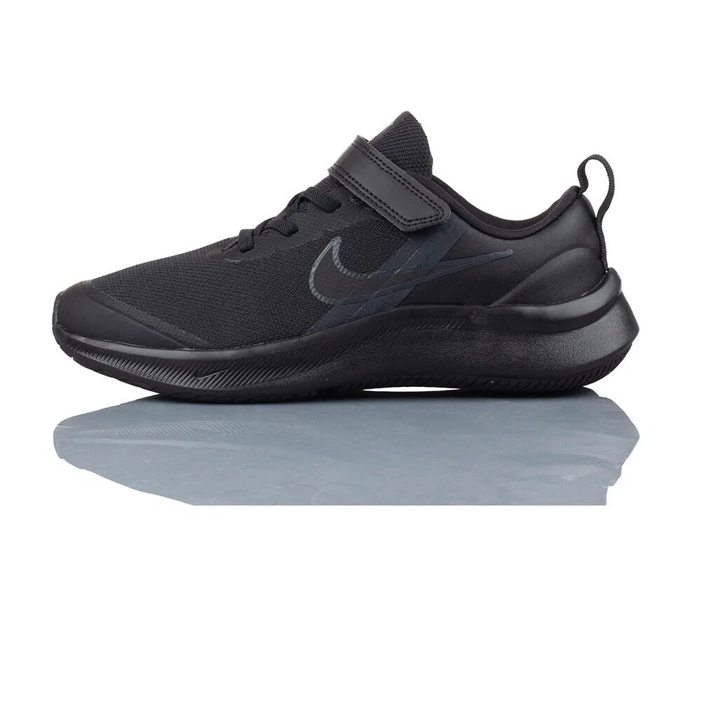 Детские спортивные кроссовки с липучкой Nike Star Runner 3 Psv, Schwarz — фото 2