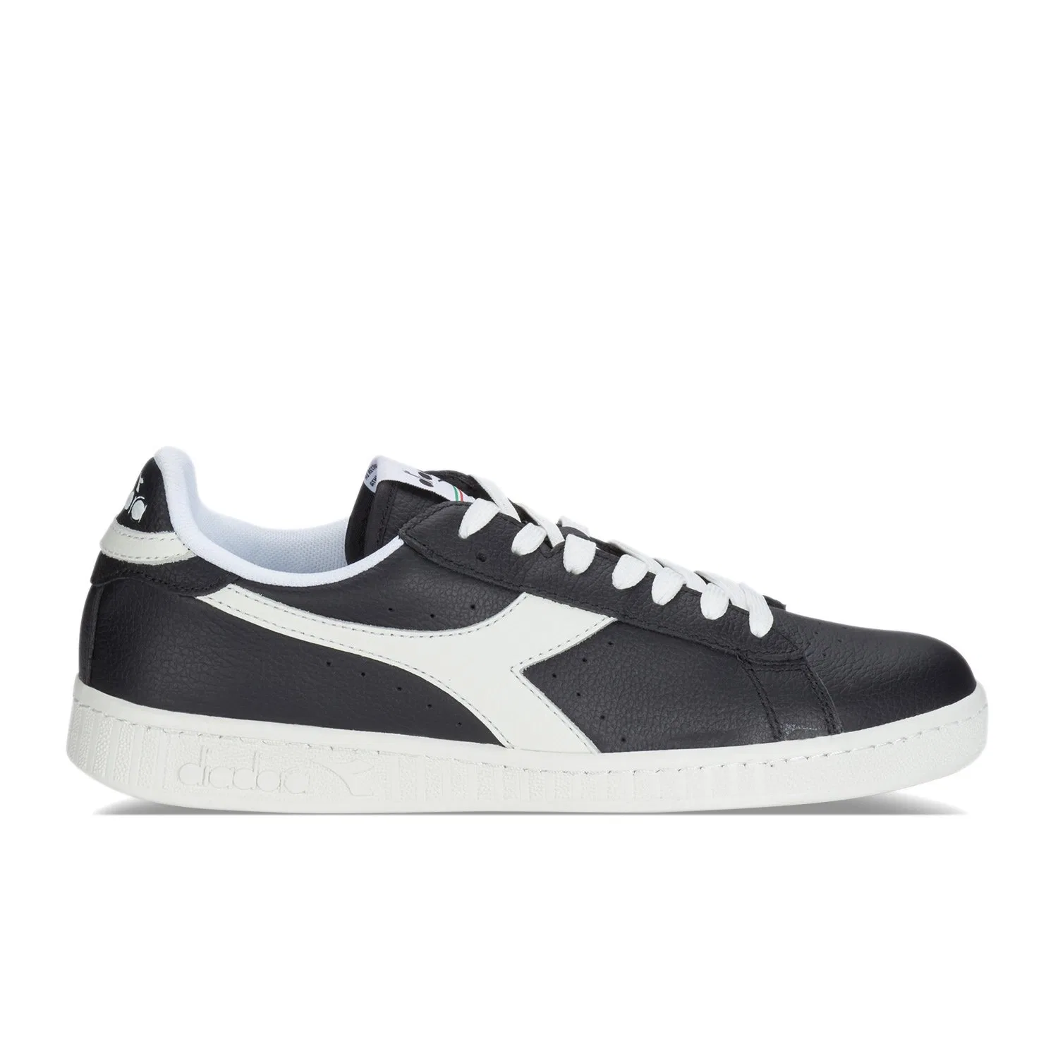 Детские кроссовки на шнуровке Game L Low Diadora, Black White