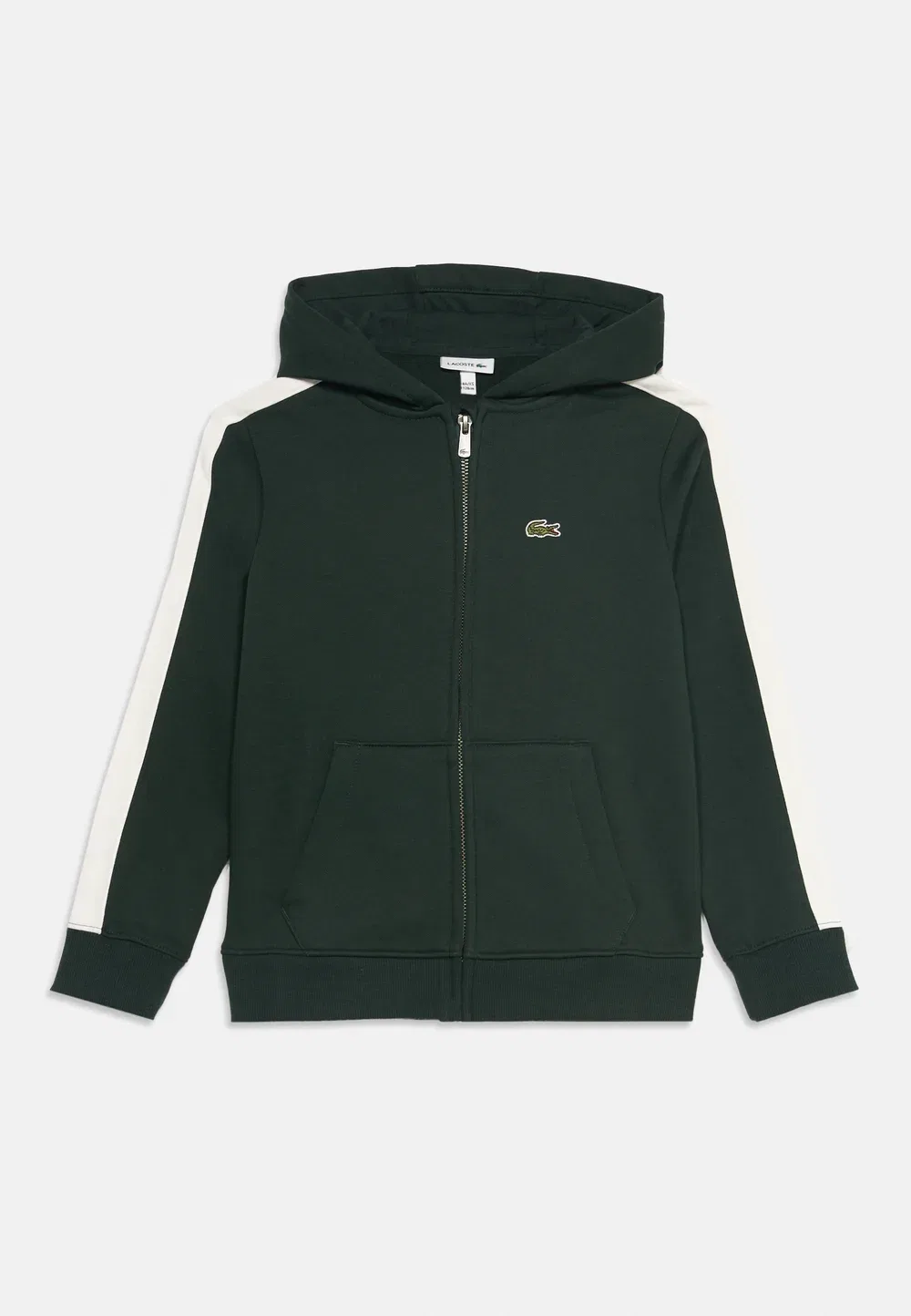Толстовка на молнии унисекс - свитшот на молнии Lacoste, Sinople