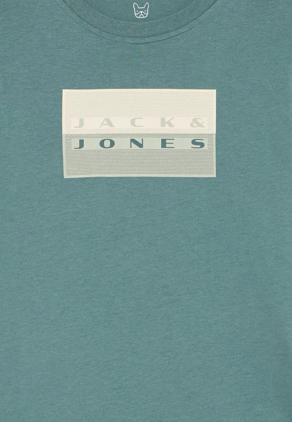 Футболка с принтом в виде точек jcofusion Jack & Jones Junior, North Atlantic — фото 3