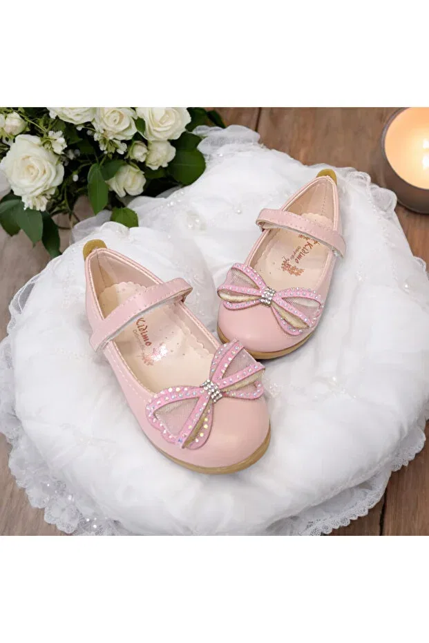 Детские балетки для девочек с ортопедической стелькой Patik Bebe, Pink — фото 2