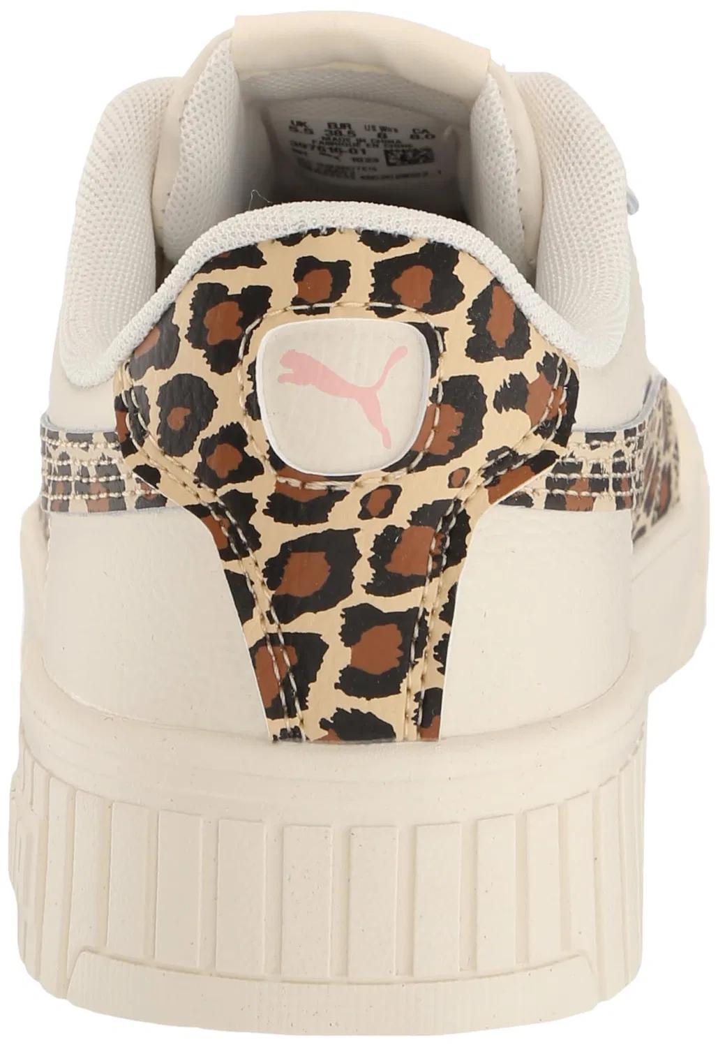 Детские кроссовки для девочек с перфорированным верхом Carina 2.0 PUMA, Frosted Ivory Pink Powder — фото 3